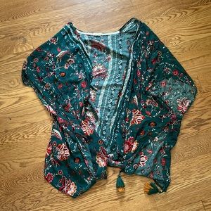 Short sleeve kimono